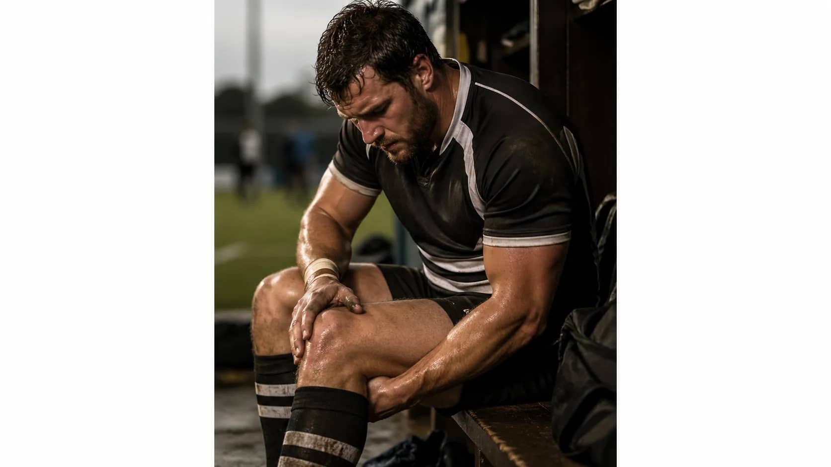 HBOT przy urazie MCL kolana: dane u zawodników rugby - ilustracja medyczna Omega3 Częstochowa
